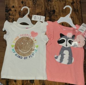 Bundle of two 2T cute shirts NWT Epic Threads